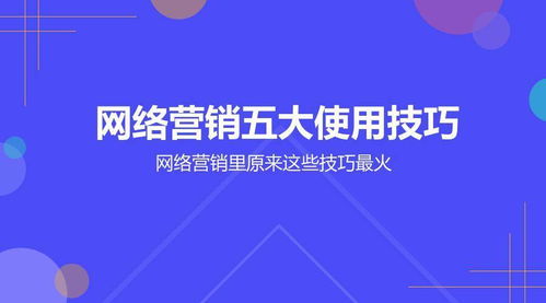 网络营销大咖都在用的5大技巧，玩转网络文化经营